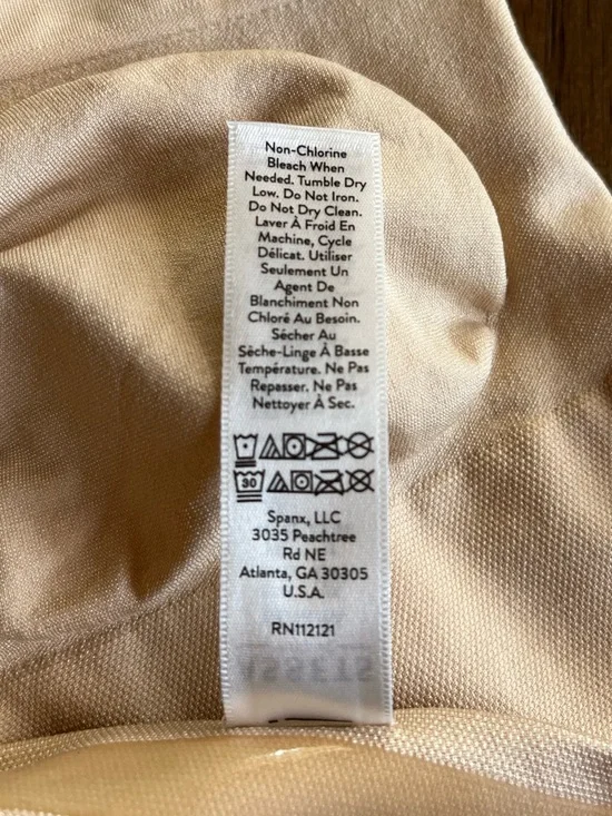 Assets by Spanx Remarkable Results Shaping High-Waist Shorts NWT Beige SZ Med - Picture 4 of 6